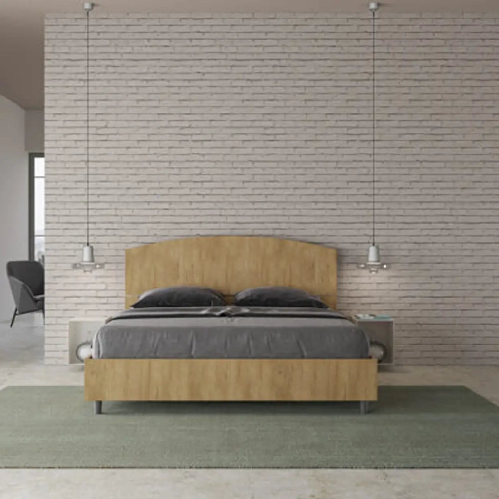 Letto matrimoniale contenitore 160x190 quercia Dora