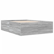 Giroletto-Struttura Letto Grigio Sonoma 140x200 cm in Legno Multistrato 527652