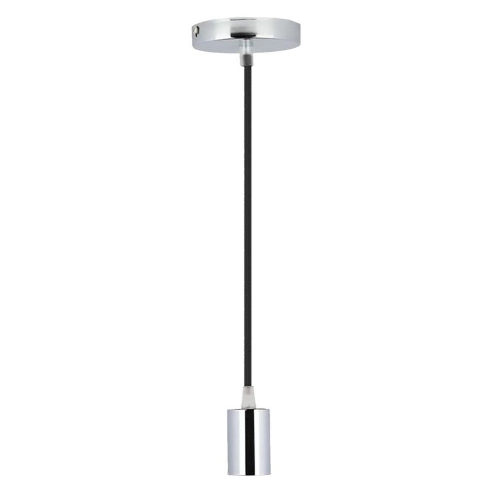 1pz lampadario in metallo cromato 'cilindro' cavo rosa cod:ferx.8092150nlm