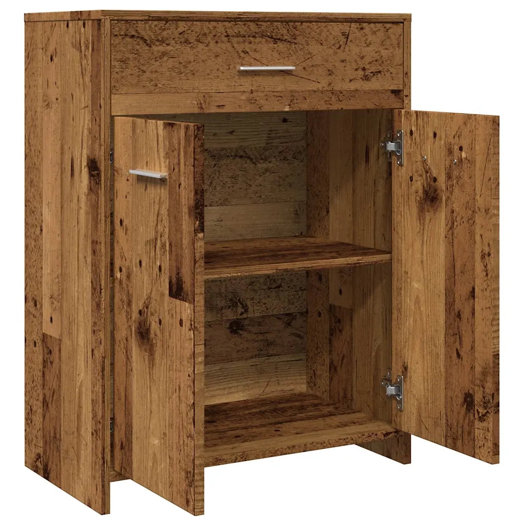 Mobile da Bagno Legno Antico 60x33x80 cm in Legno tecnico 856287