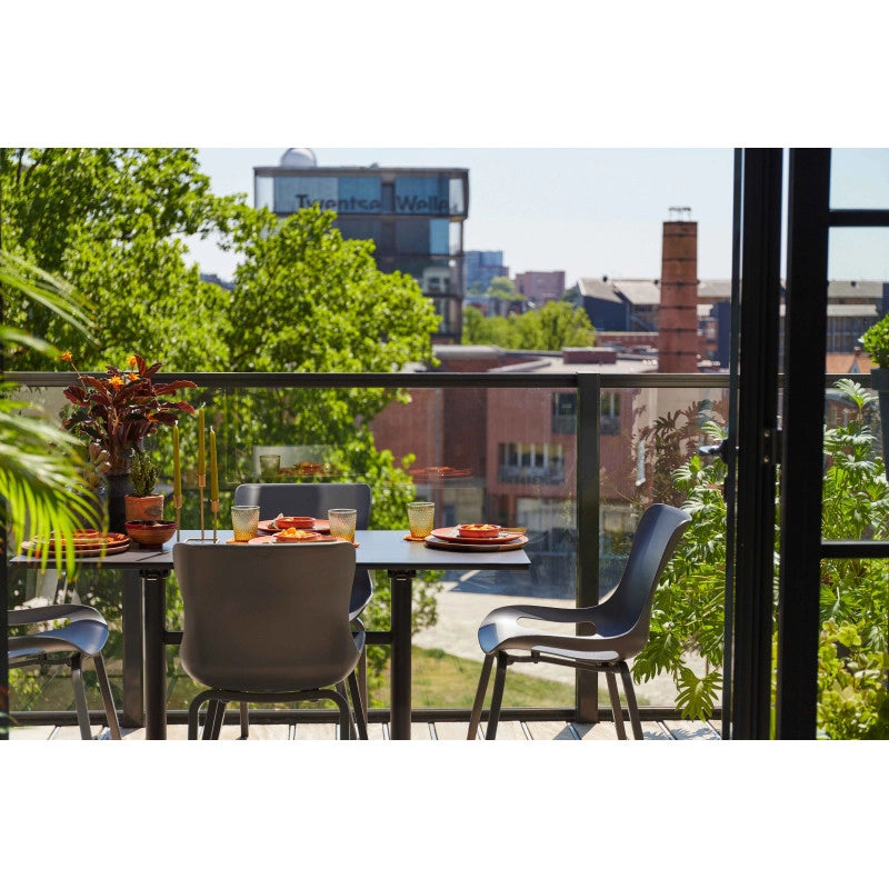 Set HARTMAN tavolo SOPHIE Bistro HPL FLIP 138 + 4 sedie SOPHIE Dining - Antracite