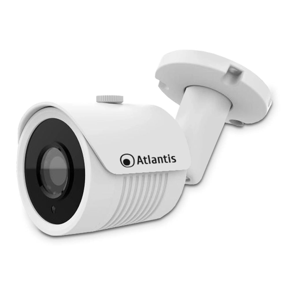 Atlantis Land A11-UX826A-BP UltraPlex Telecamera IP Bullet 3MP IP66 PoE Visione Notturna 15m H.265 Ottica 3.6mm colore Bianco Nero
