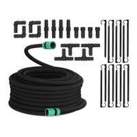 Tubo microporoso tubo microporoso flessibile kit irrigazione irrigazione giardino fiori orto max 240 l min 4 bar guanti da giardinaggio 30 m 14_0003887