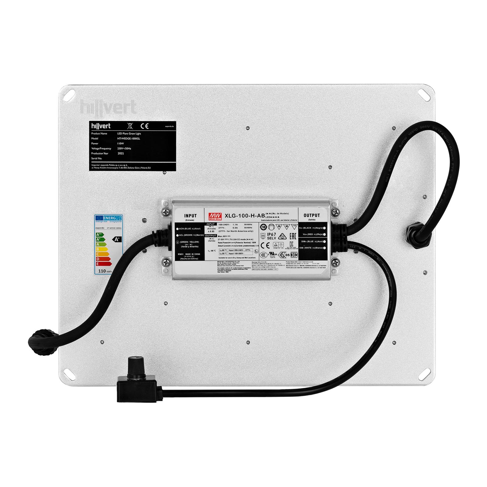 Lampada per piante a LED - Spettro completo - 1.000 watt - 234 LED 14_0007497