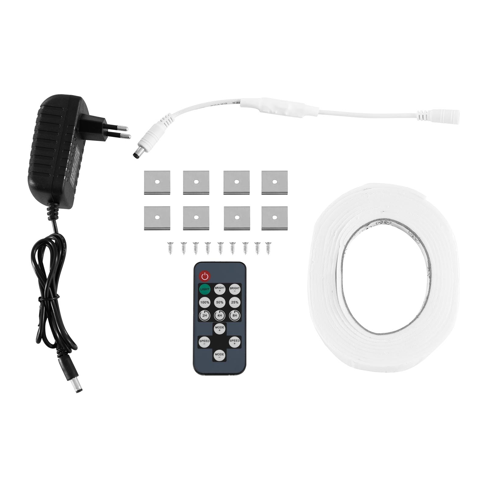 Lampada per piante a LED - Rosso/blu - 20 Watt - 120 LED - Set da 4 14_0007505