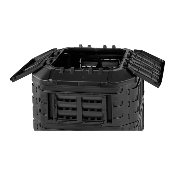 Compostiera da giardino 860 litri polipropilene di alta qualità 14_0007487