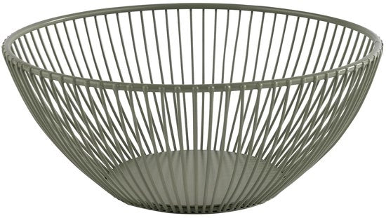 Contenitore Decorativo Ovale da Frutta e Pane Ø 20 cm - Altezza 8 cm - Forma Ovale - Elemento Decorativo - Ideale per Frutta e Pane - Contenitore di Stoccaggio