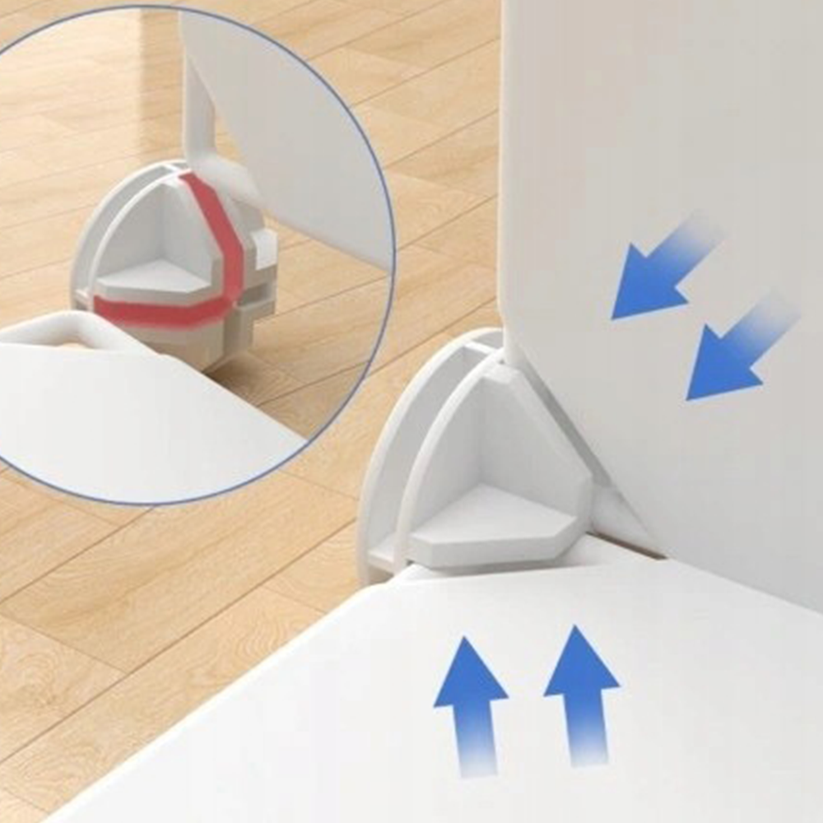 Armadio modulare bianco spaziosa 147x72x37 cm