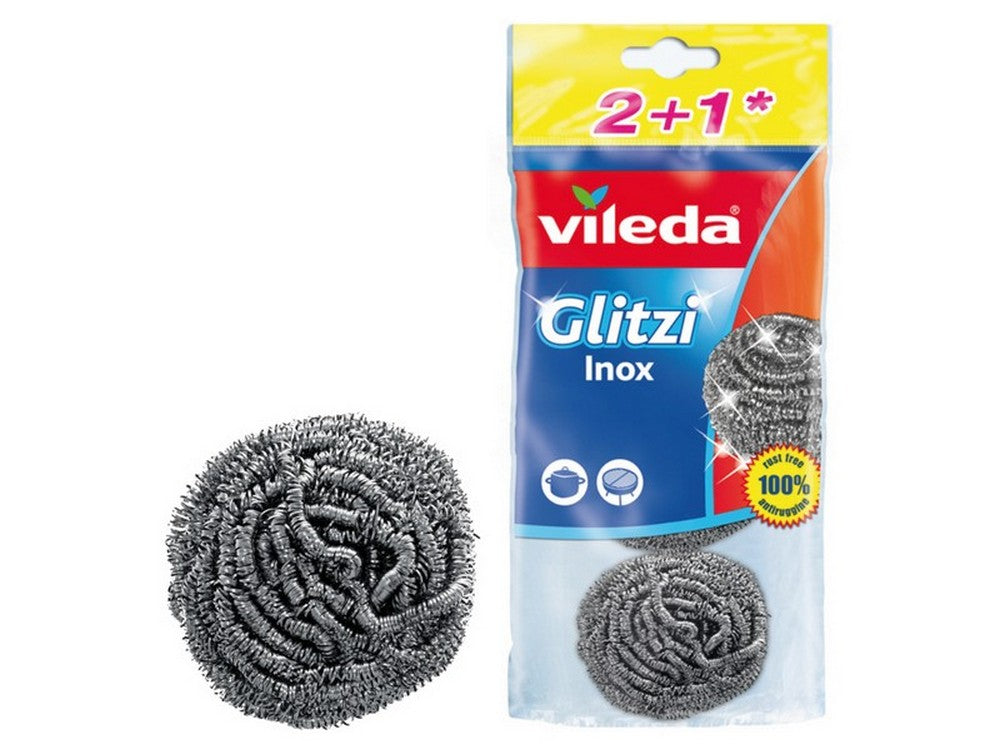 spirale glitzi inox 2+1 pz. cod:ferx.vit43213