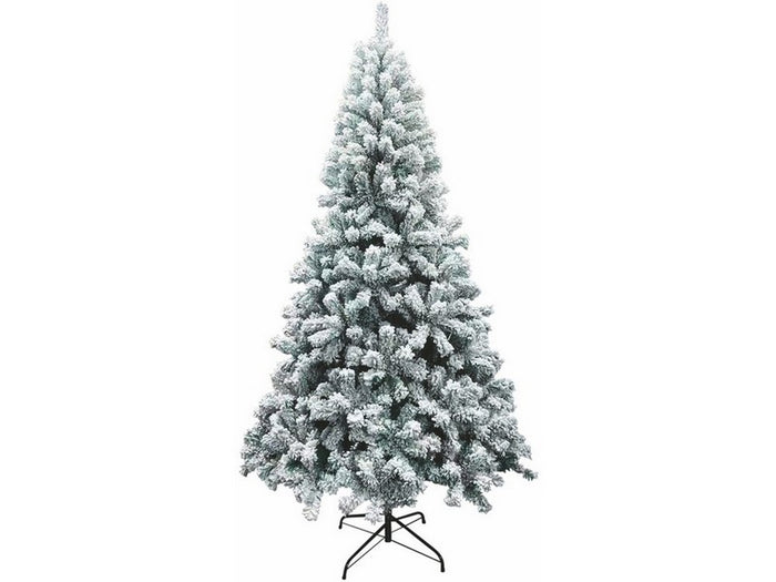 albero di natale sestriere innevato h. cm. 210 - base ï cm. 110 (1.000 rami) cod:ferx.vit54755
