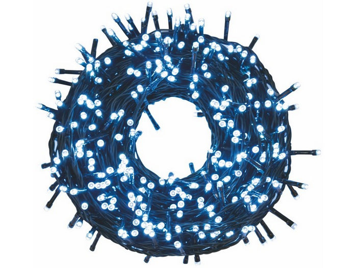 luci di natale per interno ed esterno bianco 500 led cavo luci 22,5 mt. cod:ferx.vit54770
