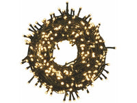 luci di natale per interno ed esterno bianco caldo 500 led cavo luci 22,5 mt. cod:ferx.vit54772