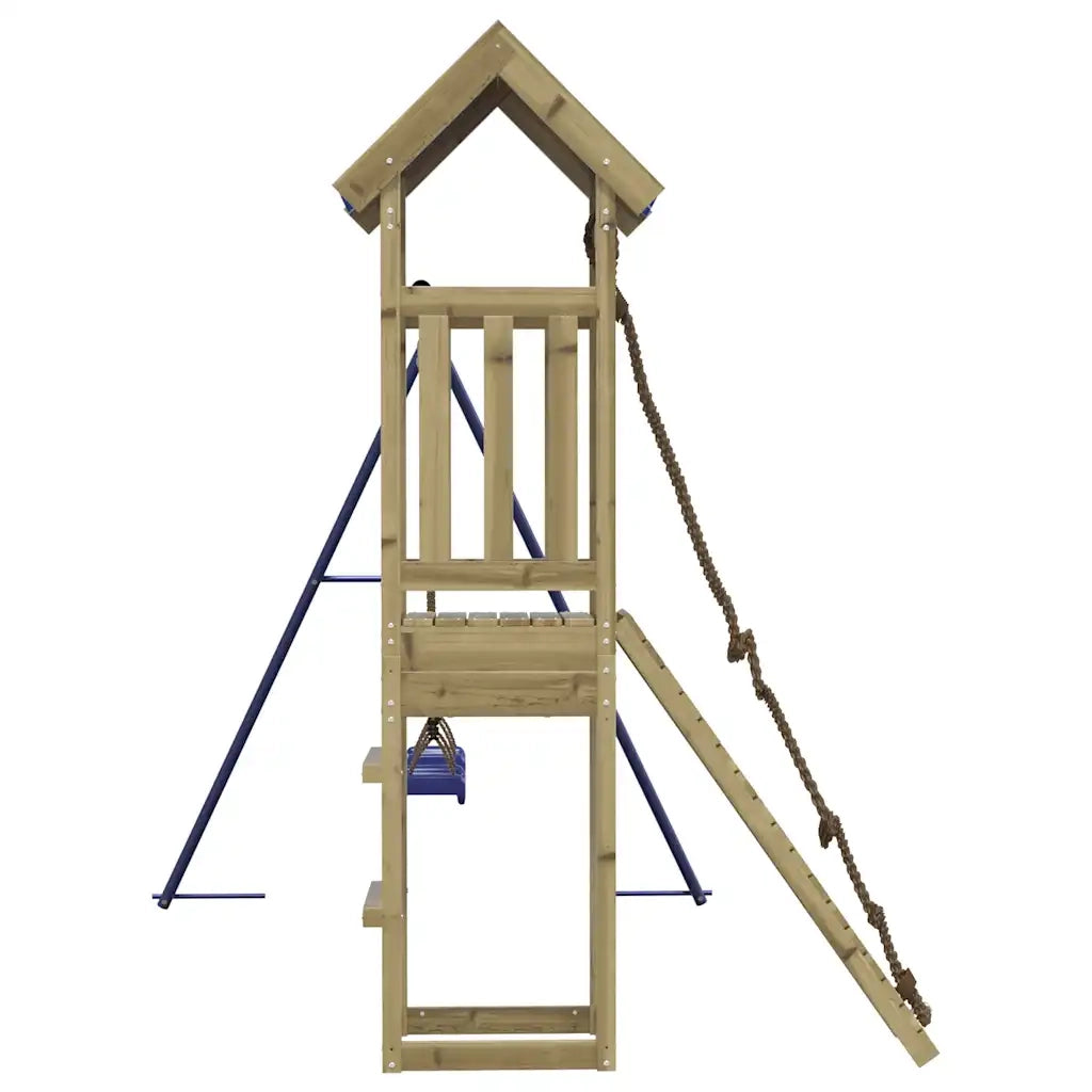 Set da Gioco da Esterno in Legno di Pino Impregnato