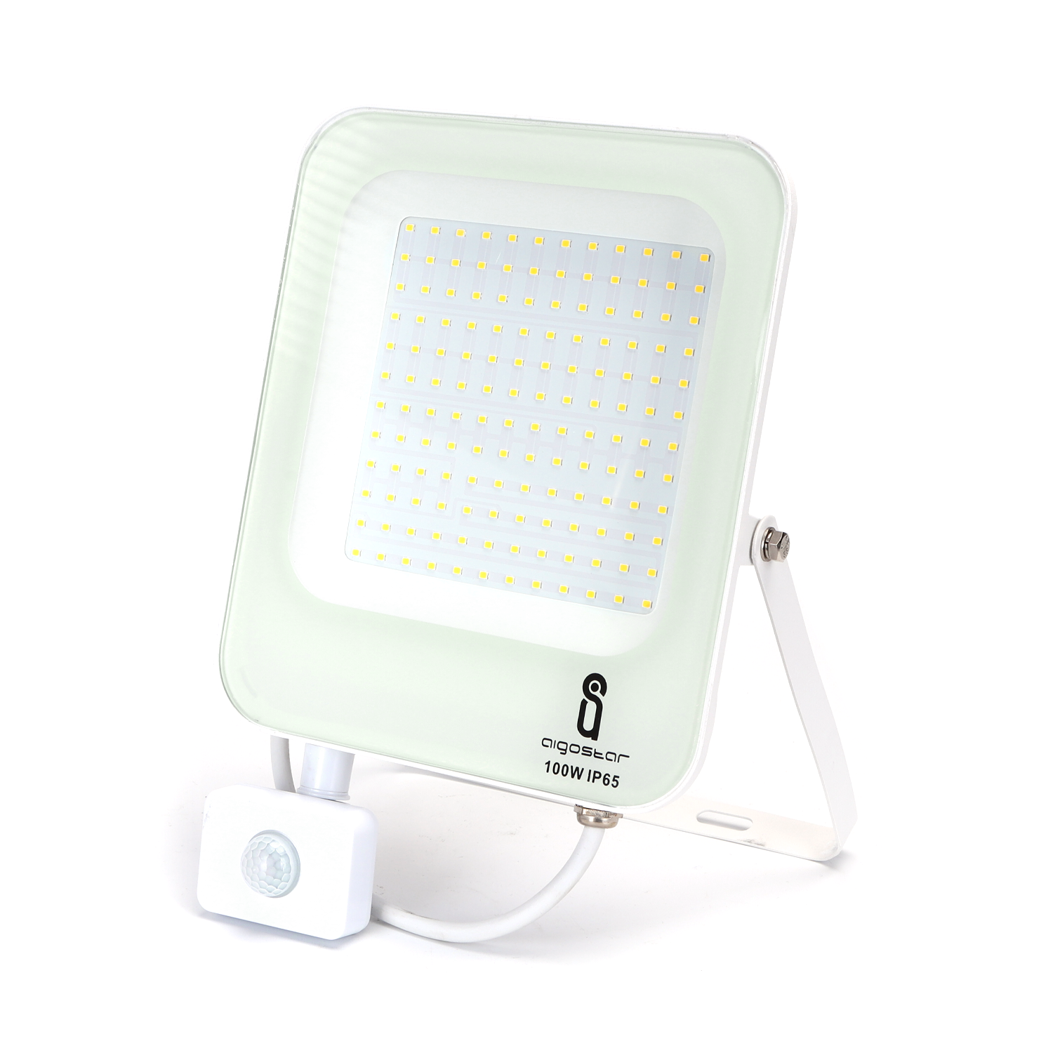 FARO LED FARETTO CON SENSORE CREPUSCOLARE NATURALE ESTERNO 100 W