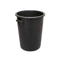 Bidone Per Immondizia 100 Litri Nero Pattumiera Rifiuti