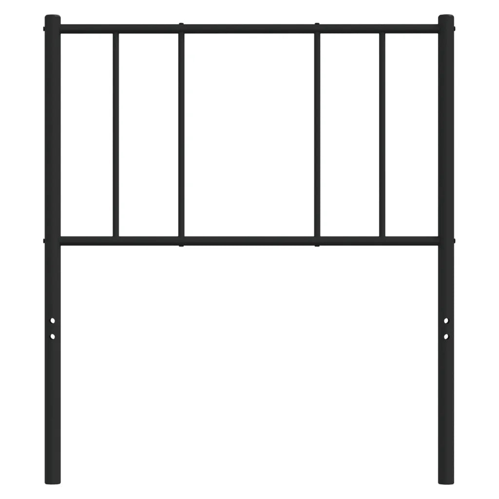 Testiera in Metallo Nero 80 cm