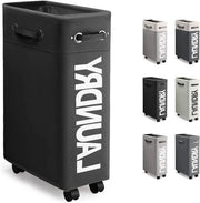 Aspirapolvere pieghevole con ruote - 45L - Nero - Extra Sottile