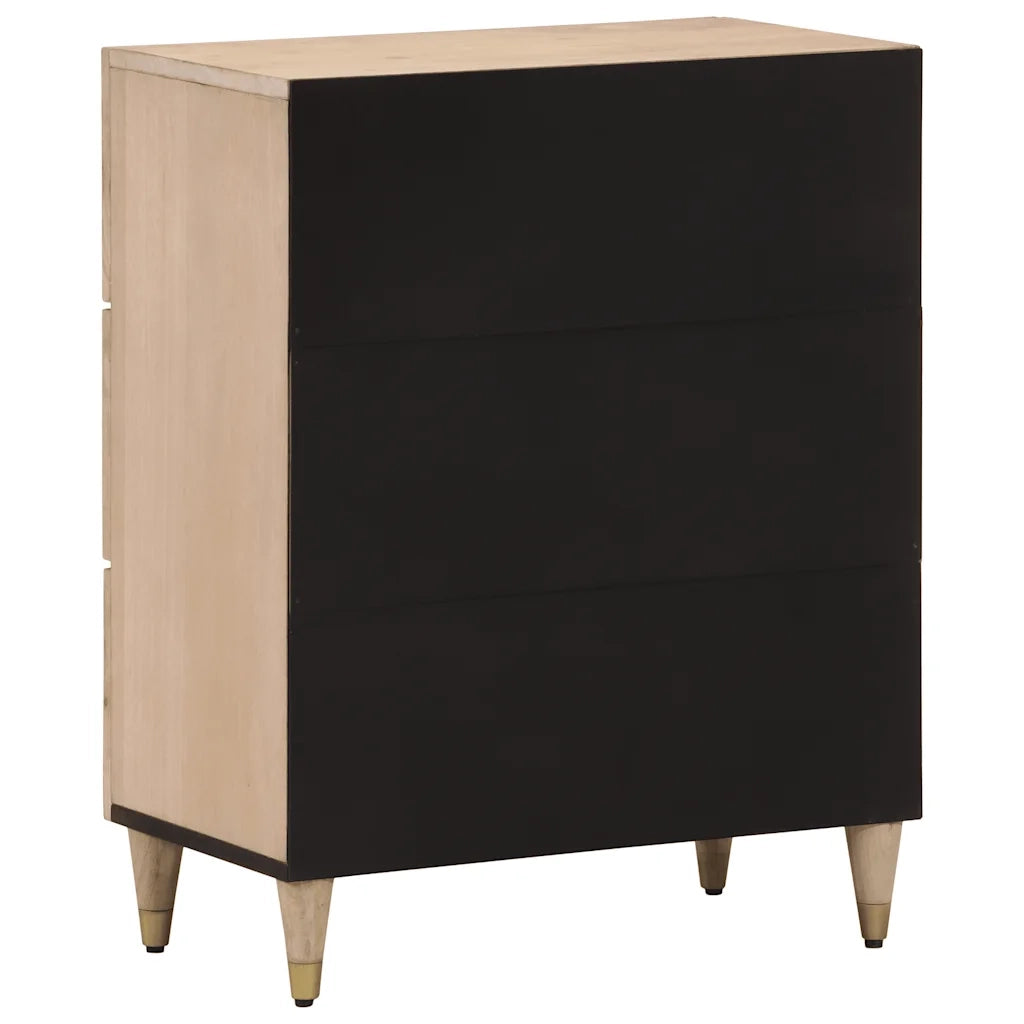 Credenza-Buffet-Armadio da cucina 60x33x75 cm in Legno Massello di Mango 942707