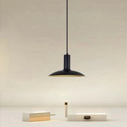 Trade Shop - Lampadario A Sospensione Moderno Con Paralume Semisfera In Ferro Nero Oro E27 33795 -