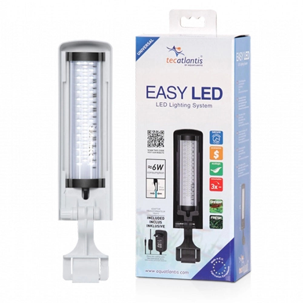 Aquatlantis Easy LEd Universal Nano - Mini Plafoniera a LED per Nano Acquari Colore: Bianco