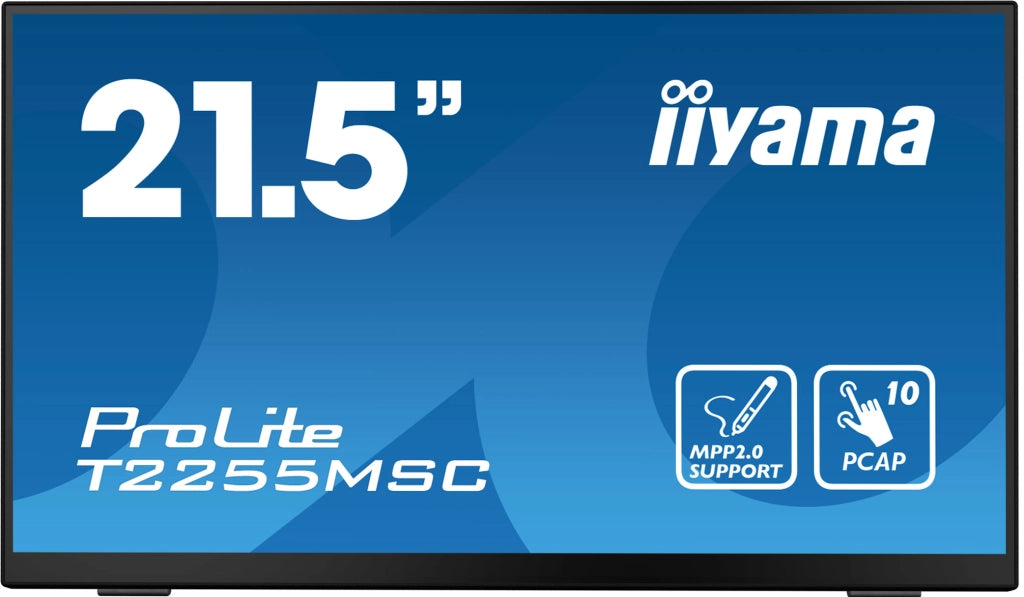 Iiyama prolite t2255msc-b1 monitor pc 54,6 cm (21.5") 1920 x 1080 pixel full hd lcd touch screen nero - T2755MSC-B1