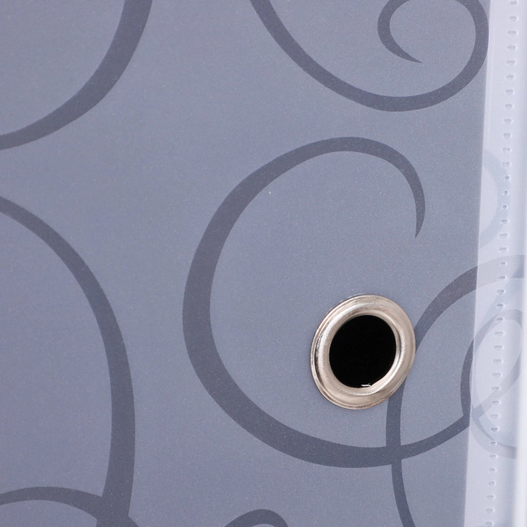 EasyComfort Armadio Scarpiera Salvaspazio, Scarpiera da Ingresso in Plastica, Armadio Modulare per Salotto e Ingressi, Scaffale Portascarpe, Multiuso 111x47x145cm, Bianco e Nero
