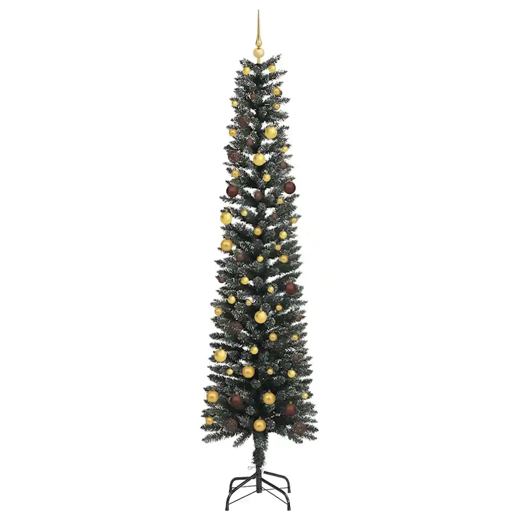 Albero di Natale artificiale con 300 LED Verde 240 cm 3395961