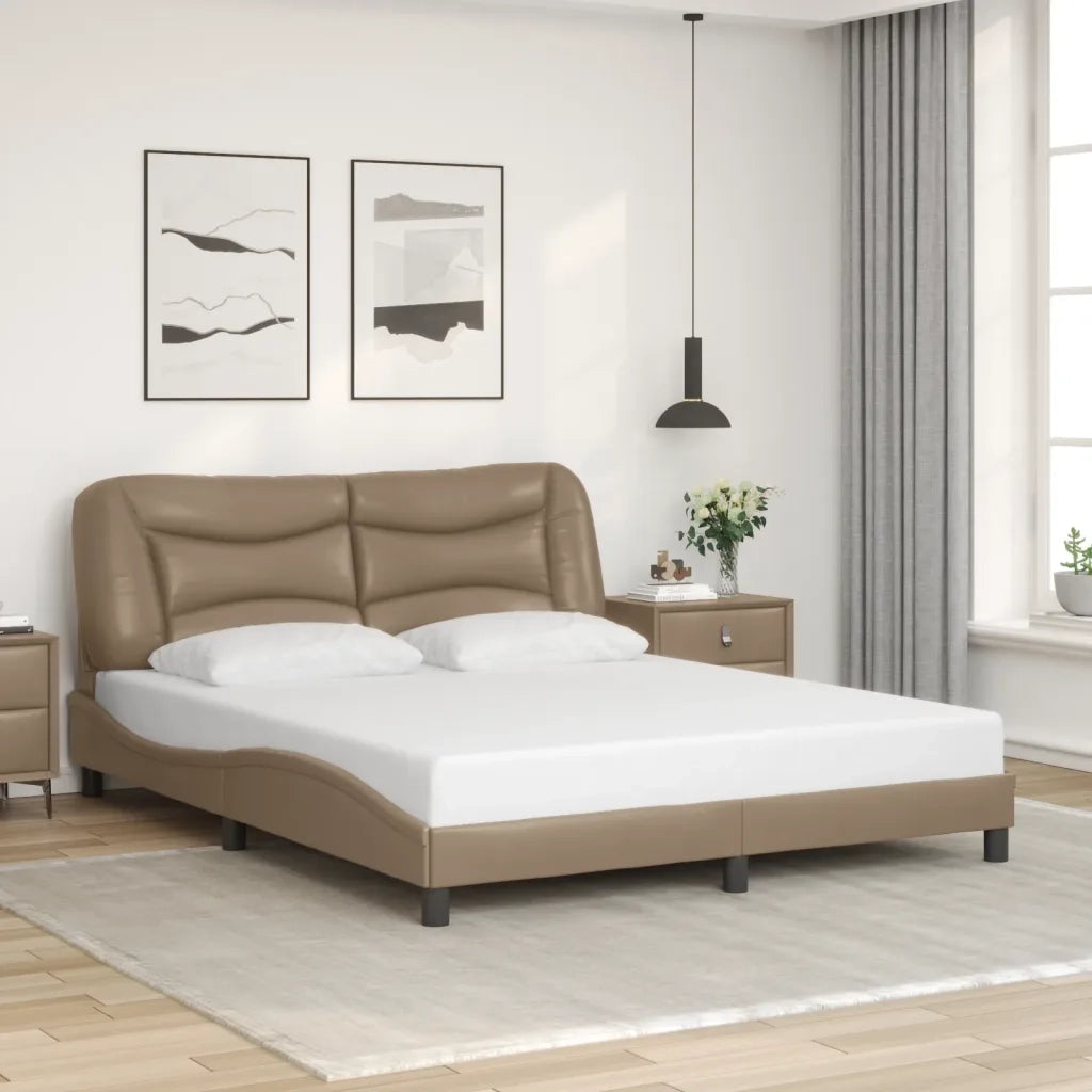 Giroletto con LED senza Materasso Hvar Cappuccino 160x200 cm 3213945