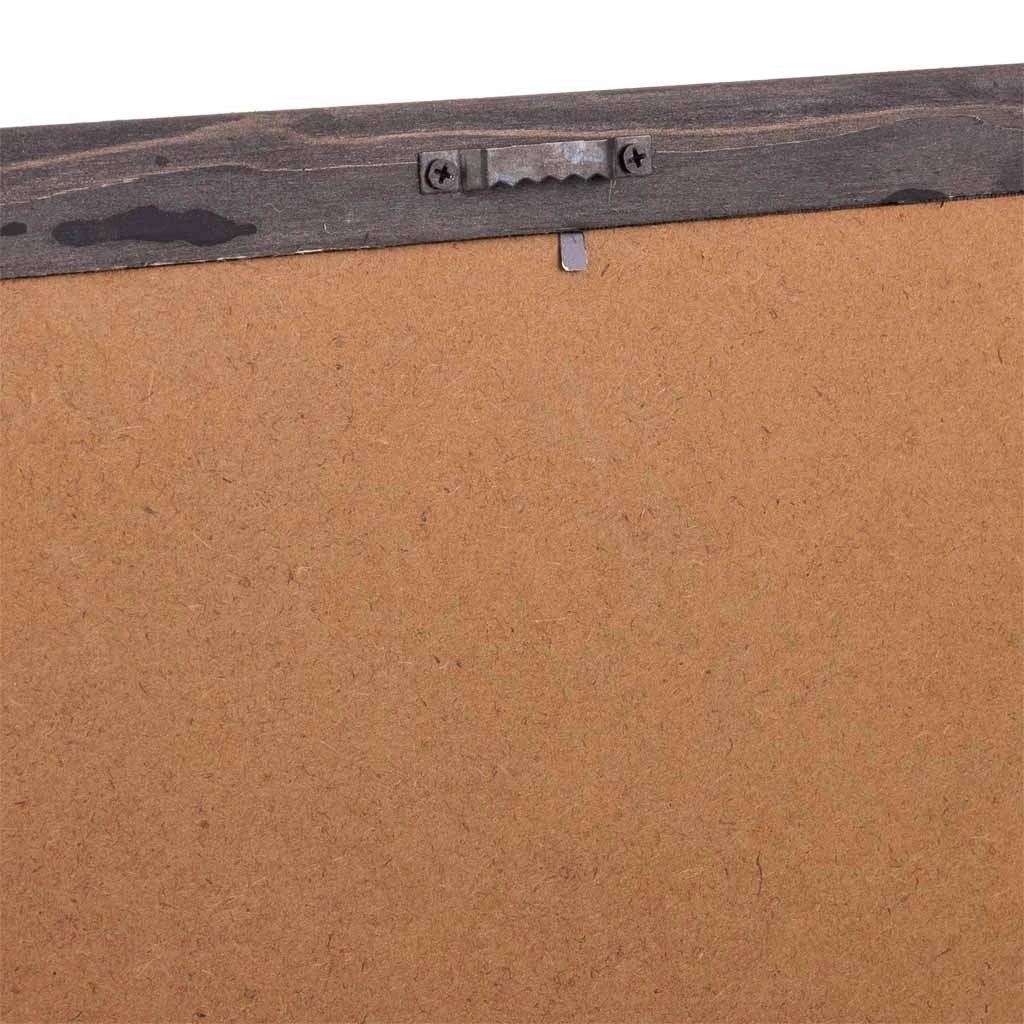Cornice in legno e tessuto stampato