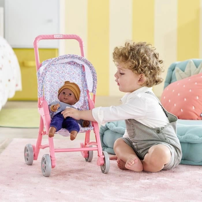 Accessori per bambole - COROLLE - Passeggino floreale - per bambola da 30 cm - da 18 mesi