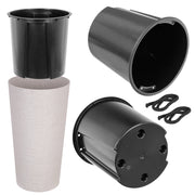 Inserti per vaso da fiori KADAX, inserti per vaso da fiori rotondi universali, 30 x 30 cm