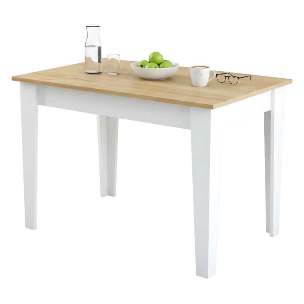 Heli, Tavolo Fisso 6 Posti, 72x110x75h cm Bianco