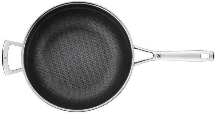 WMF 17.5653.6411 Profi Resist Wok Diametro 28 cm Rivestimento PermaDur Acciaio inox colore Acciaio inox