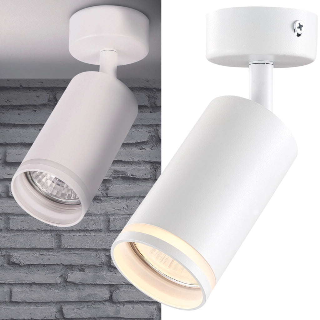 Faretto parete/soffitto PARIS 1xGU10 bianco Polux in Alu