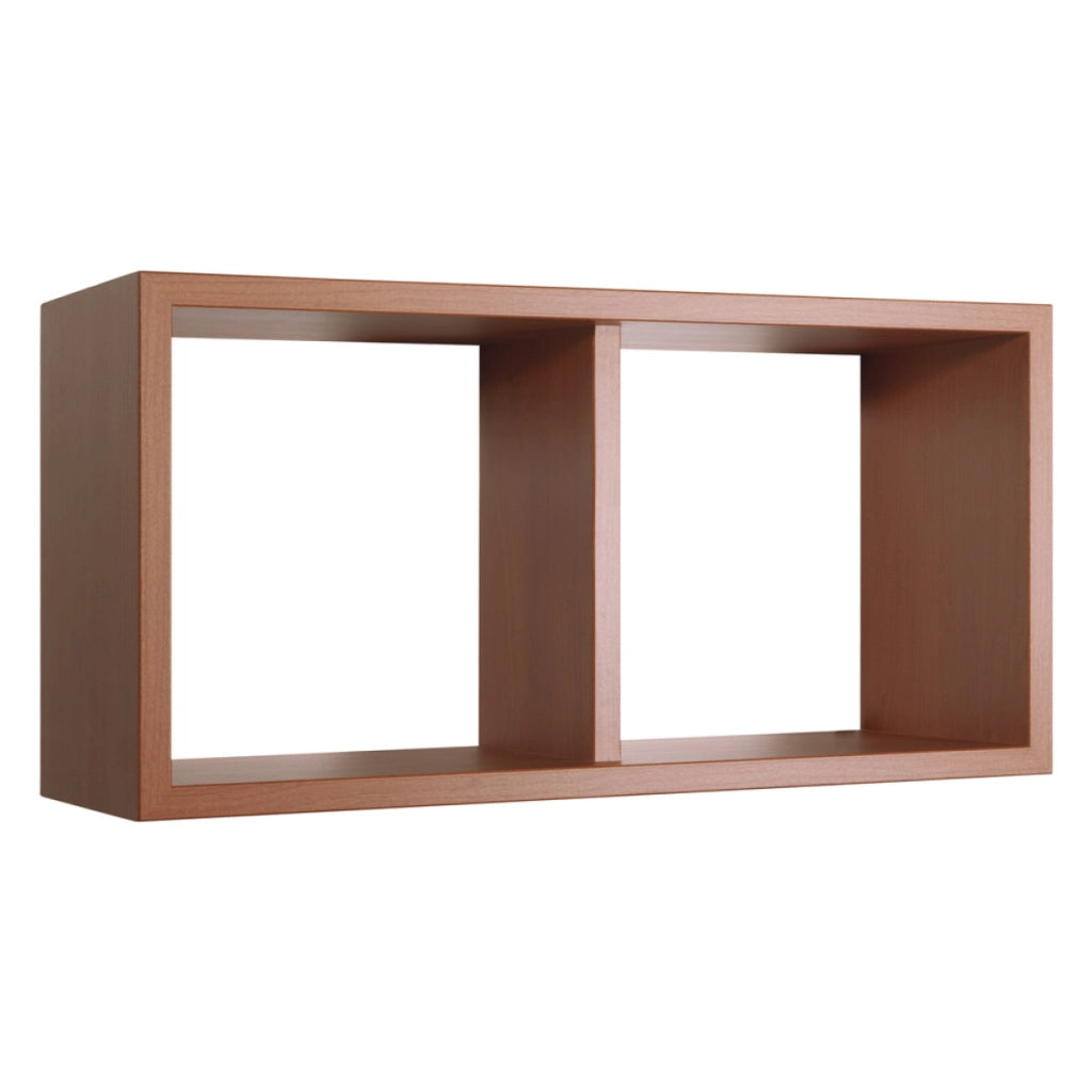 Mensola da Muro In Legno Di Design Modello MORGANA MAXI, Misure 70x35 p23.7 cm. Finitura CILIEGIO - MADE IN ITALY