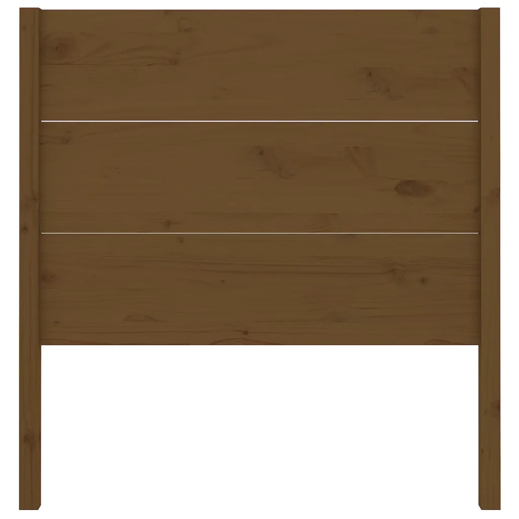 Testiera per Letto ambra 81x4x100 cm in Legno Massello di Pino