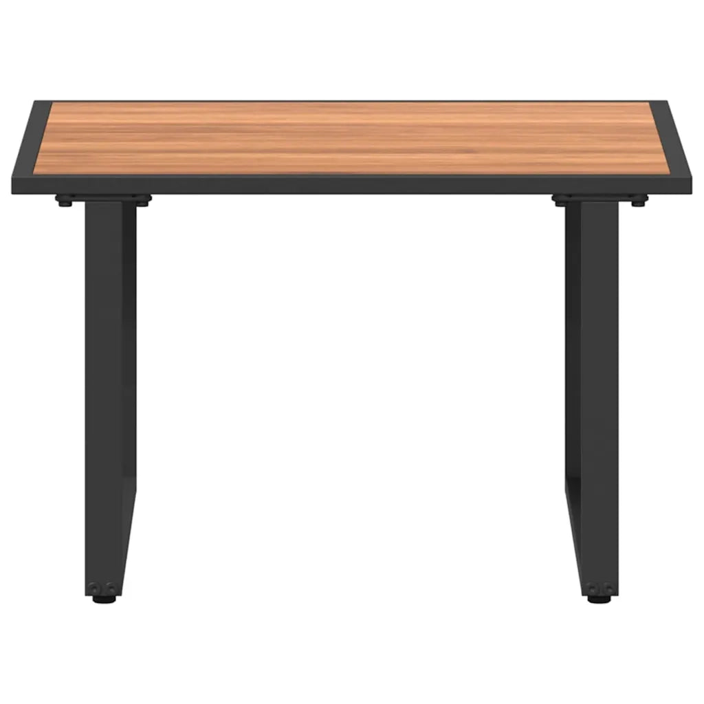 Tavolino da salotto | Tavolino da caff¨¨ | Tavolino da Soggiorno Nero e Marrone 55 x 55 x 35 cm