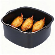 Forma da torta 18 cm - Resistentente alla lavastoviglie - Sicuro per alimenti in acciaio - Adatto per forno a frittura HD9925/HD9860/HD9905 - Resistente al calore - Cucina sana - Forma da torta