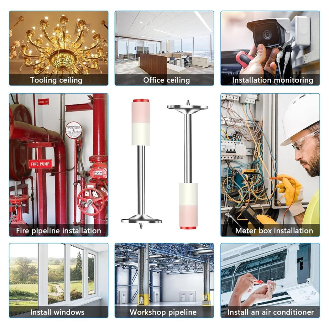 Trade Shop - 100pz Chiodi Per Pistola Sparachiodi Rivetti Strumento Fissaggio Per Cemento Ferro         