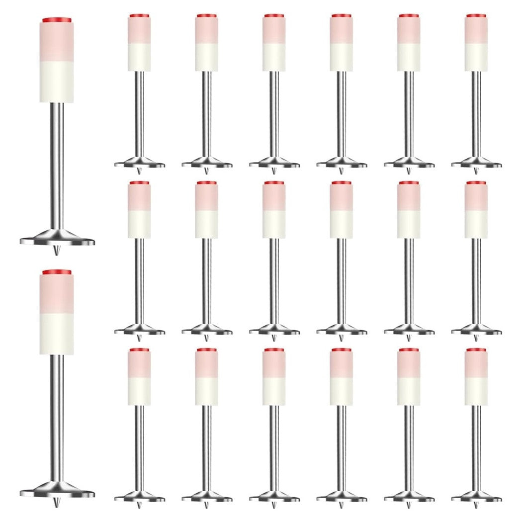 Trade Shop - 100pz Chiodi Per Pistola Sparachiodi Rivetti Strumento Fissaggio Per Cemento Ferro         