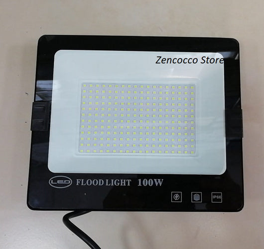 100W Faro Slim smd 216 LED 4500lm Luce Fredda 6400k Esterno IP66 - ZENCOCCO