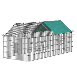 Recinto verde esterno, recinto, recinto esterno, conigli, lepri