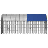 Recinto esterno blu, recinto, recinto esterno, conigli, lepri