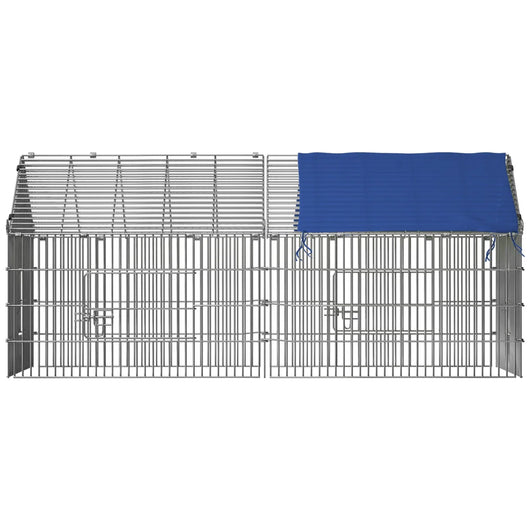 Recinto esterno blu, recinto, recinto esterno, conigli, lepri