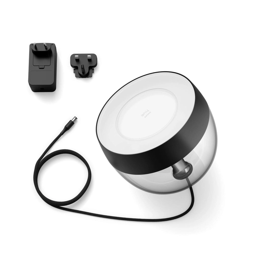 Philips by Signify 8719514264489 Philips Hue White and Color ambiance Lampada da tavolo Iris Lampada da tavolo intelligente LED Bluetooth Zigbee dimmerabile 570 lm colore Nero