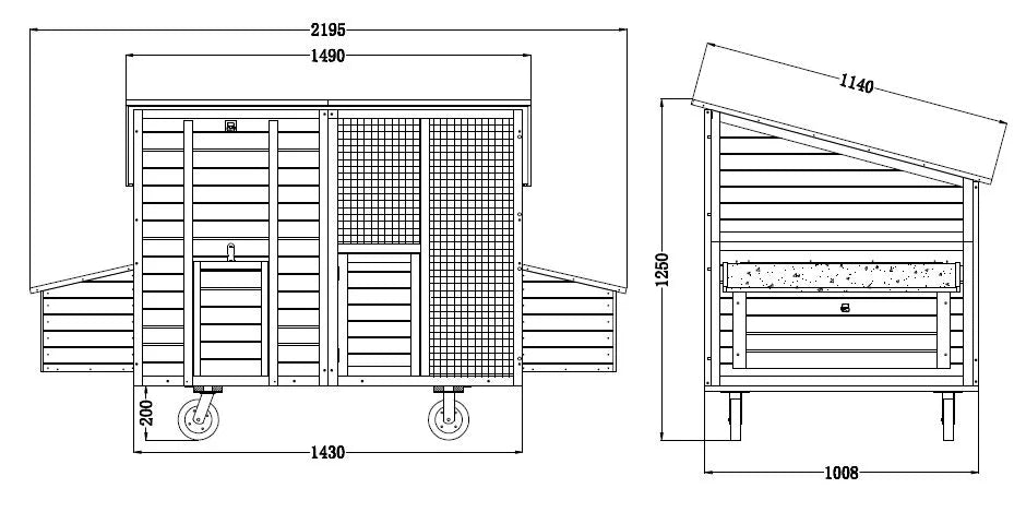 Pollaio, pollaio, pollaio su ruote, pollaio