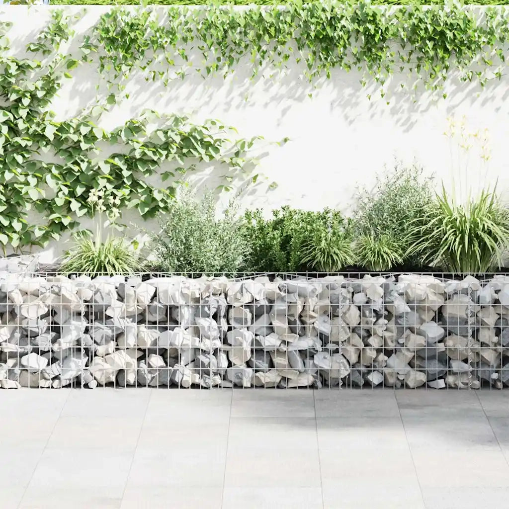 Gabbione in Acciaio Zincato 450x30x50 cm 143572