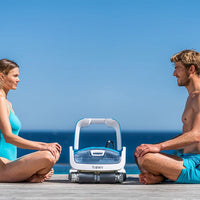 Robot piscina BWT P500 LED App Gyro con carrello by Aquabot