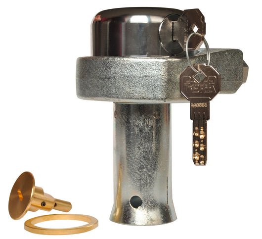 lucchetto a campana internamente in acciaio,completo di accessori per il fissaggio cod:ferx.10107