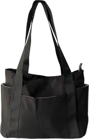 Borsa da Spiaggia con Zip 16L Nylon per Donne Impermeabile Evasiva per Spiaggia Piscina Palestra Shopping Viaggio
